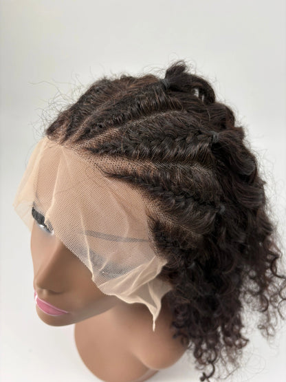 Pre-Braided Jerry Curl Wig KIWI HAIR BEAUTY