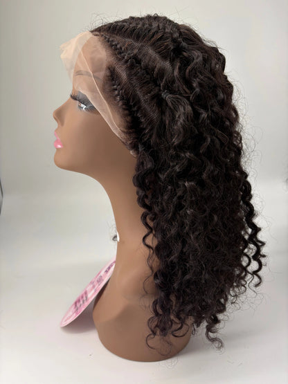 Pre-Braided Jerry Curl Wig KIWI HAIR BEAUTY