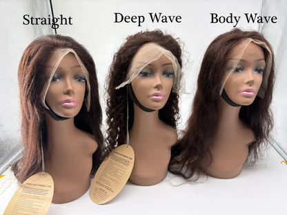 13x4 Lace Frontal Wig (18"-30") - Straight, Body Wave, Deep Wave KIWI HAIR BEAUTY