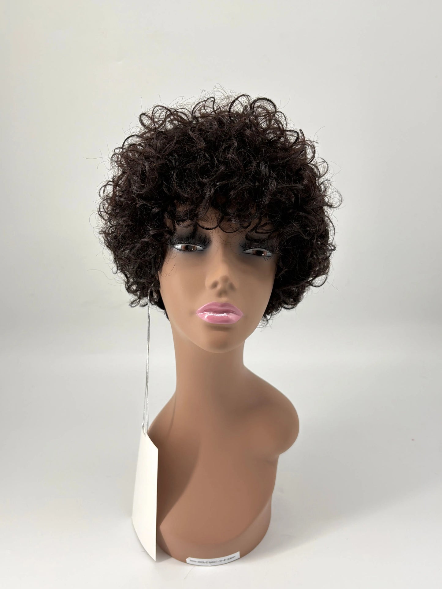 Easy-Go Short Curly Afro Pixie Wig with Bangs KIWI HAIR BEAUTY