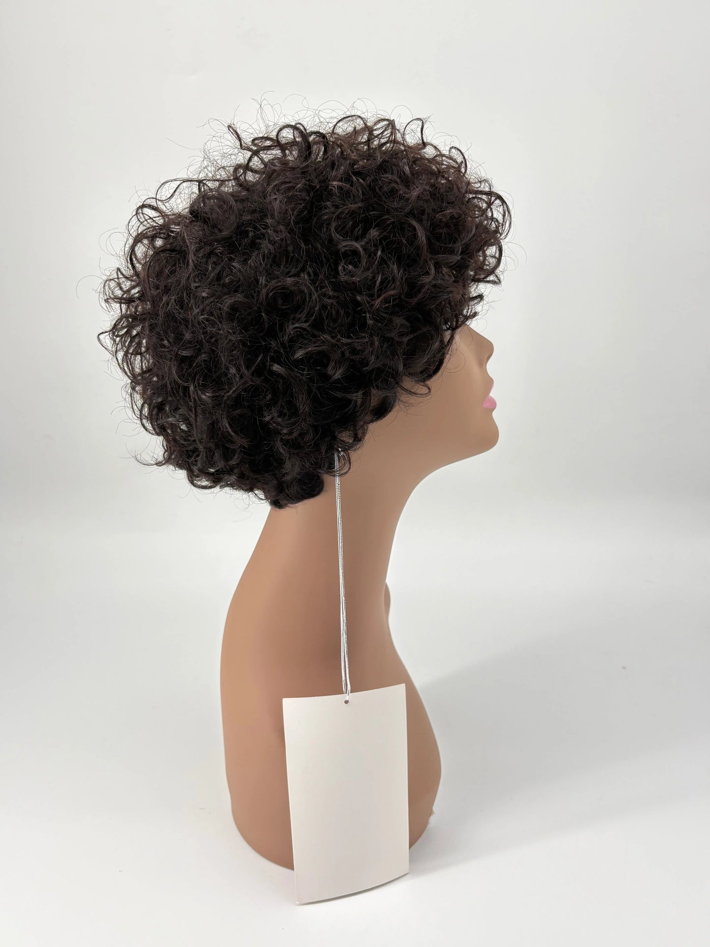 Easy-Go Short Curly Afro Pixie Wig with Bangs KIWI HAIR BEAUTY