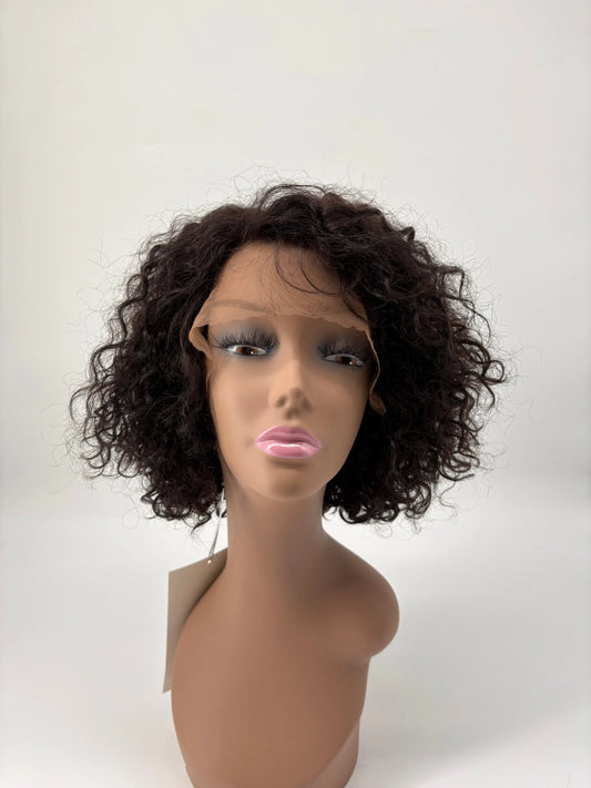 KIWI® L-Part Frontal Lace Wig – 11” Curly Bob | 100% Human Hair KIWI HAIR BEAUTY