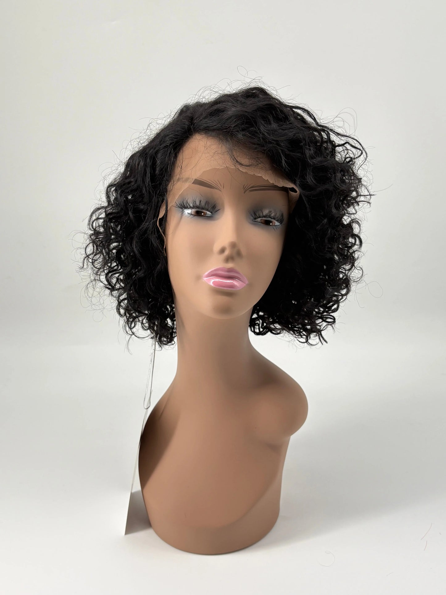 KIWI® L-Part Frontal Lace Wig – 11” Curly Bob | 100% Human Hair KIWI HAIR BEAUTY