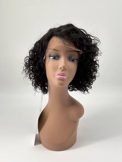 KIWI® L-Part Frontal Lace Wig – 11” Curly Bob | 100% Human Hair KIWI HAIR BEAUTY