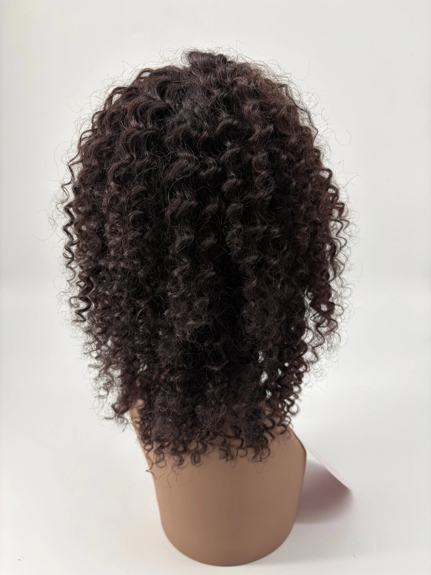 Easy Go™ Bang Wig | M-Part Lace Curly Wig – 12" Human Hair KIWI HAIR BEAUTY