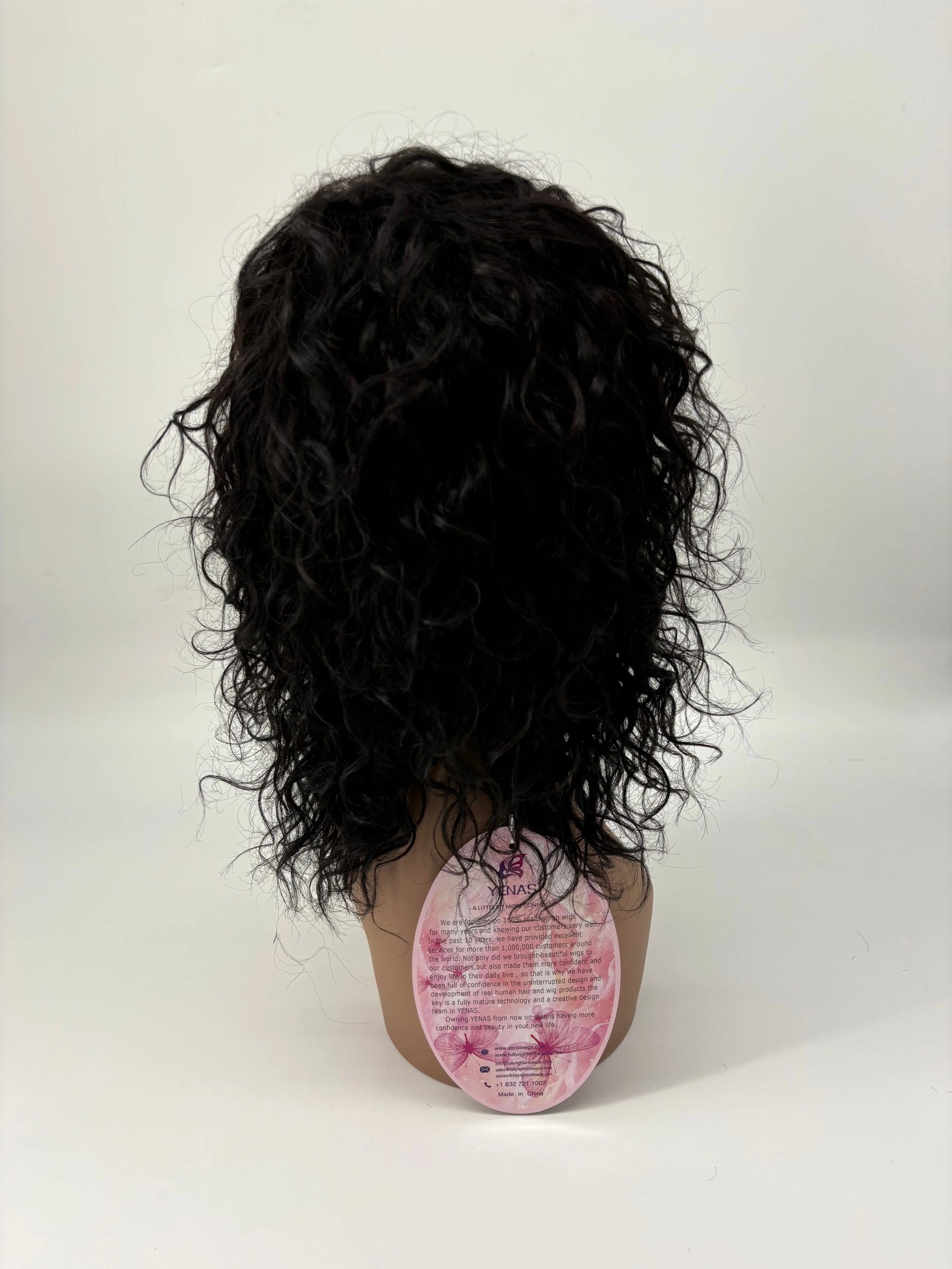Easy-Go Water Wave Curly Wig with Bangs KIWI HAIR BEAUTY