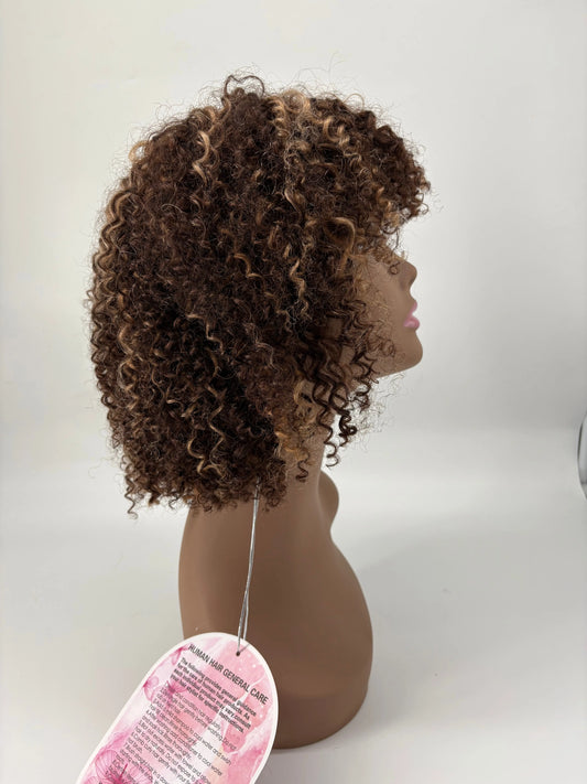 Easy-Go Short Jerry Curly Wig – C4/27 KIWI HAIR BEAUTY