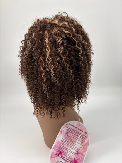 Easy-Go Short Jerry Curly Wig – C4/27 KIWI HAIR BEAUTY