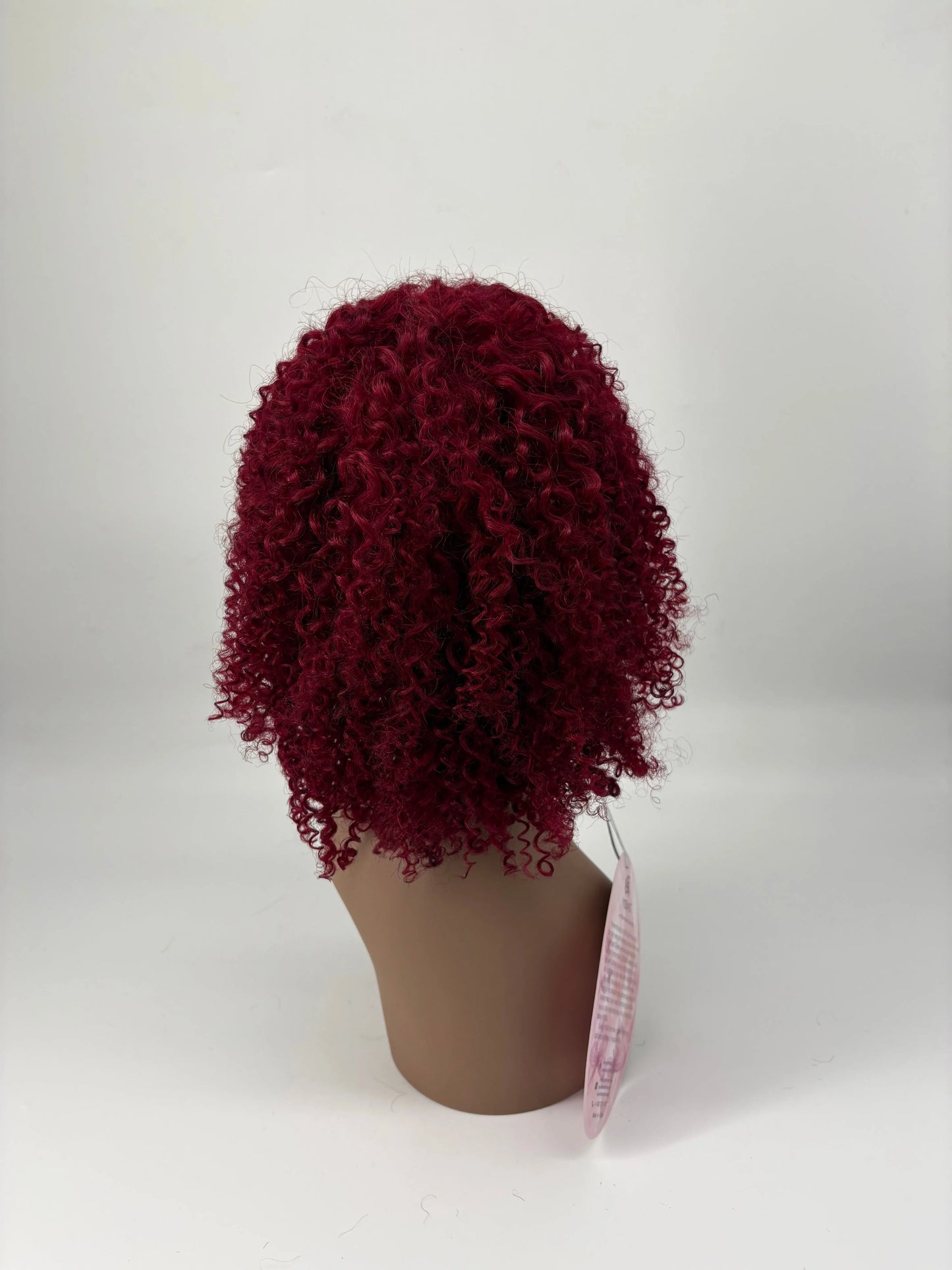 Easy-Go Short Jerry Curly Wig – 425 Burgundy Brown KIWI HAIR BEAUTY