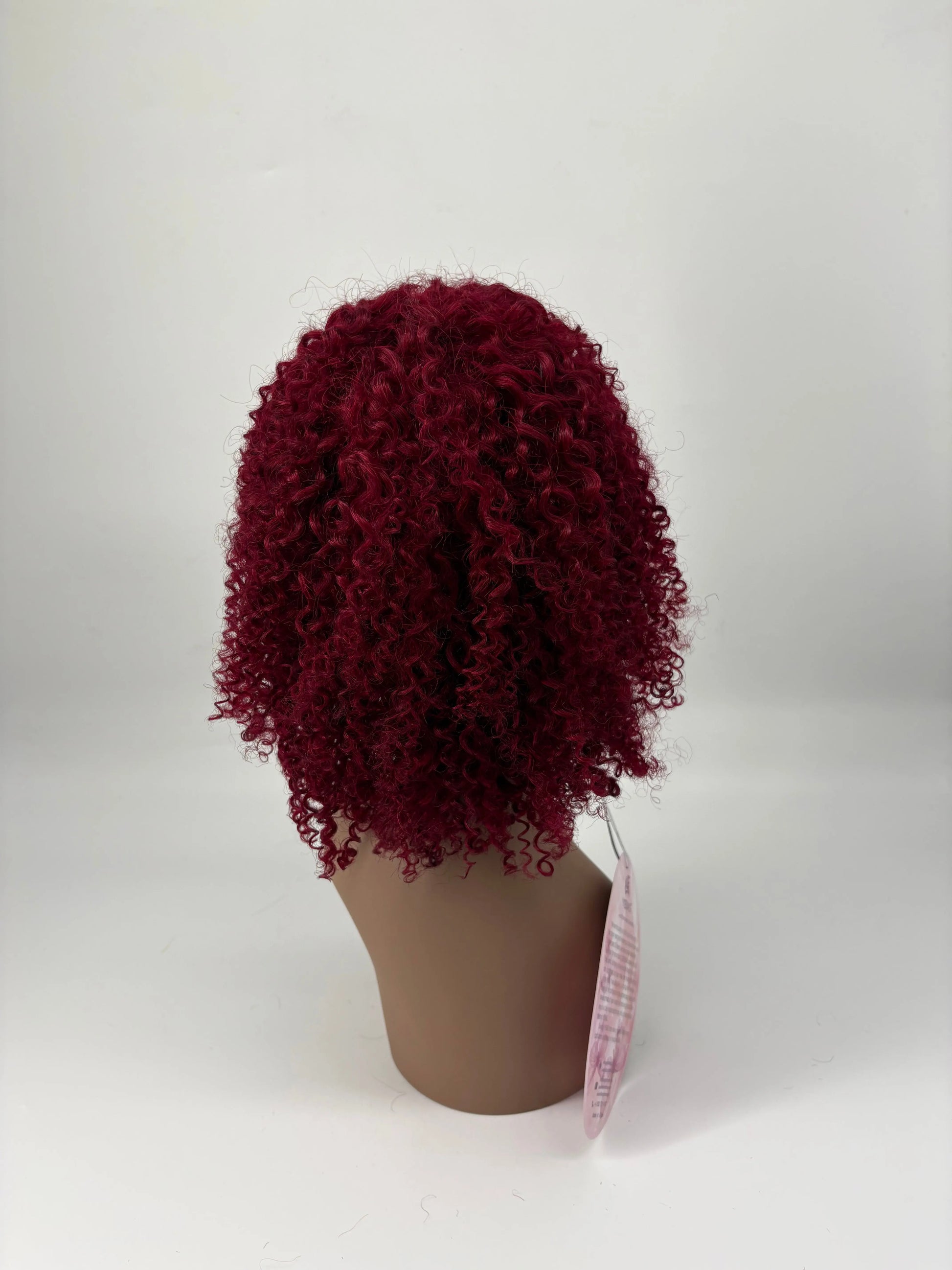 Easy-Go Short Jerry Curly Wig – 425 Burgundy Brown KIWI HAIR BEAUTY
