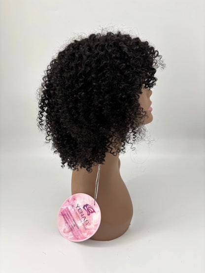 Easy-Go Short Jerry Curly Wig – 1B Natural Black KIWI HAIR BEAUTY