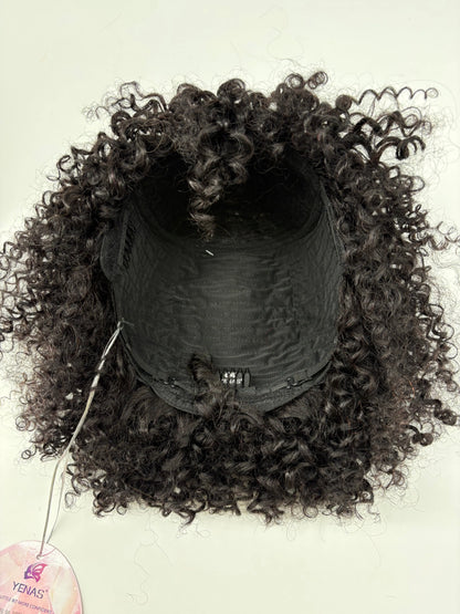 Easy-Go Short Jerry Curly Wig – 1B Natural Black KIWI HAIR BEAUTY