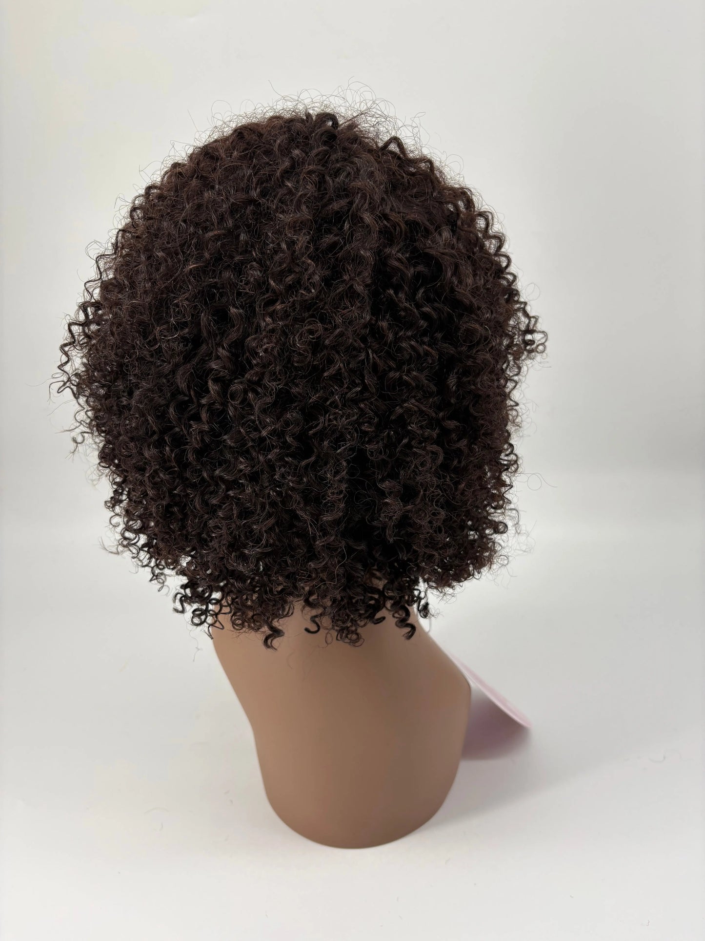 Easy-Go Short Jerry Curly Wig – 2 Natural Brown KIWI HAIR BEAUTY