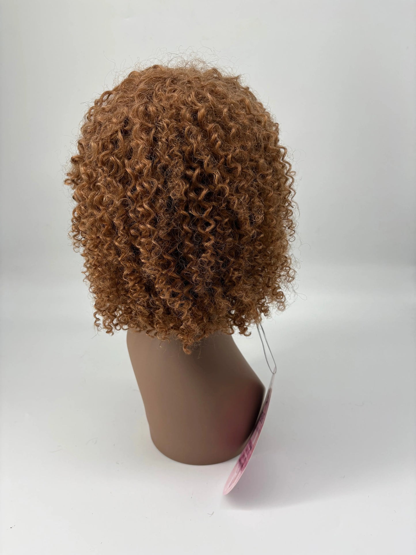 Easy-Go Short Jerry Curly Wig – 30 Auburn Brown KIWI HAIR BEAUTY