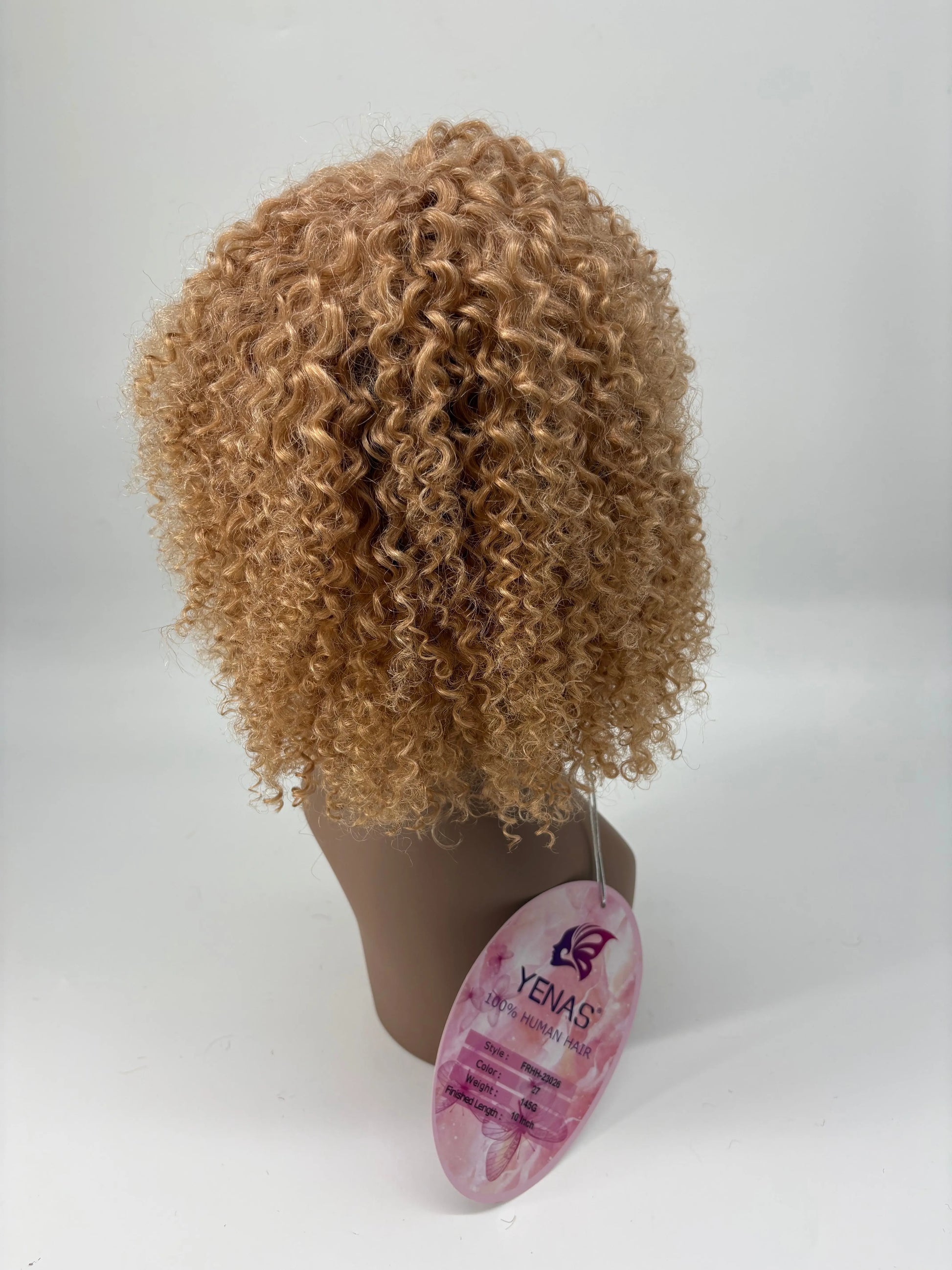 Easy-Go Short Jerry Curly Wig – 27 Honey Blonde KIWI HAIR BEAUTY