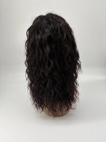 New York Style Curly Lace Front Wig – #530 Medium Maple Brown KIWI HAIR BEAUTY