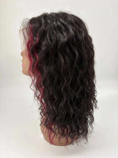 New York Style Curly Lace Front Wig – #530 Medium Maple Brown KIWI HAIR BEAUTY