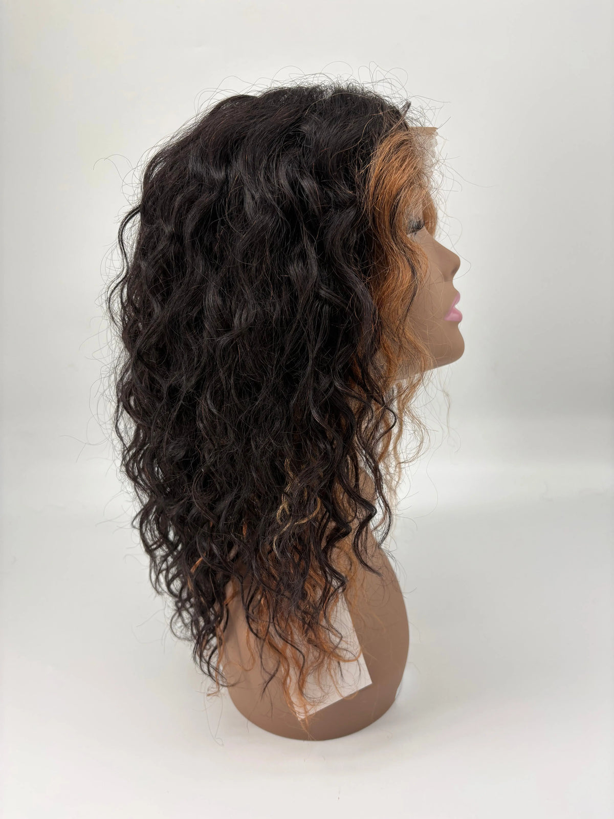 New York Style Curly Lace Front Wig – #30 Auburn Brown KIWI HAIR BEAUTY