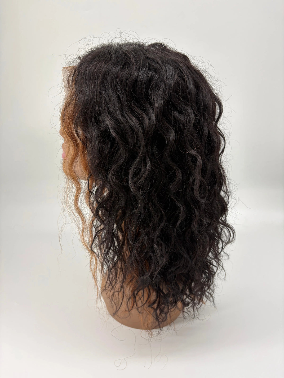 New York Style Curly Lace Front Wig – #30 Auburn Brown KIWI HAIR BEAUTY