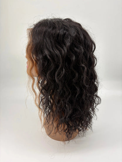 New York Style Curly Lace Front Wig – #30 Auburn Brown KIWI HAIR BEAUTY