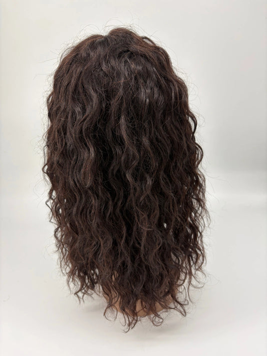 New York Style Curly Lace Front Wig – #2 Natural KIWI HAIR BEAUTY