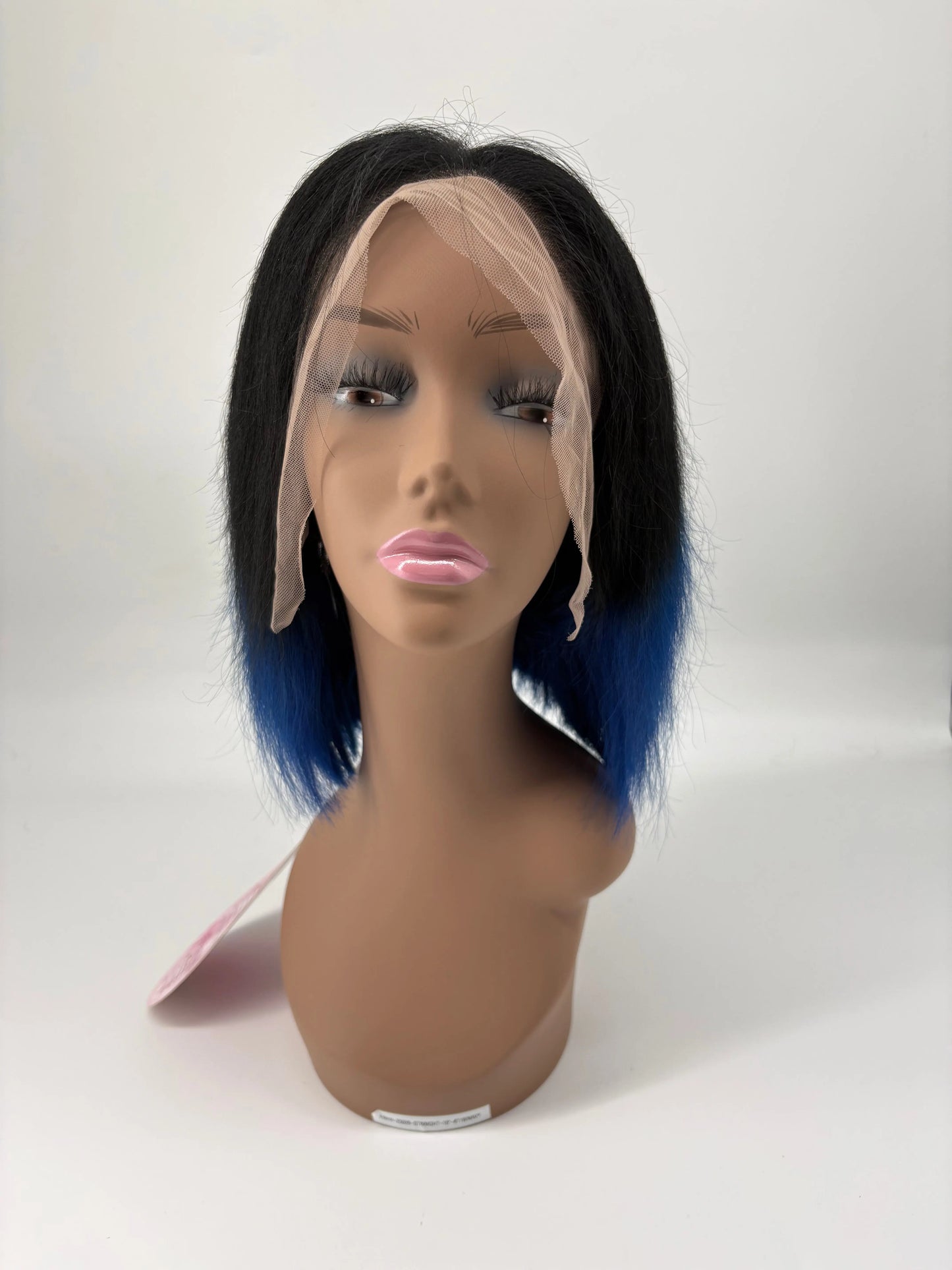 Ombre Lace Front Bob Wig – T1B/Navy Blue – 10” KIWI HAIR BEAUTY