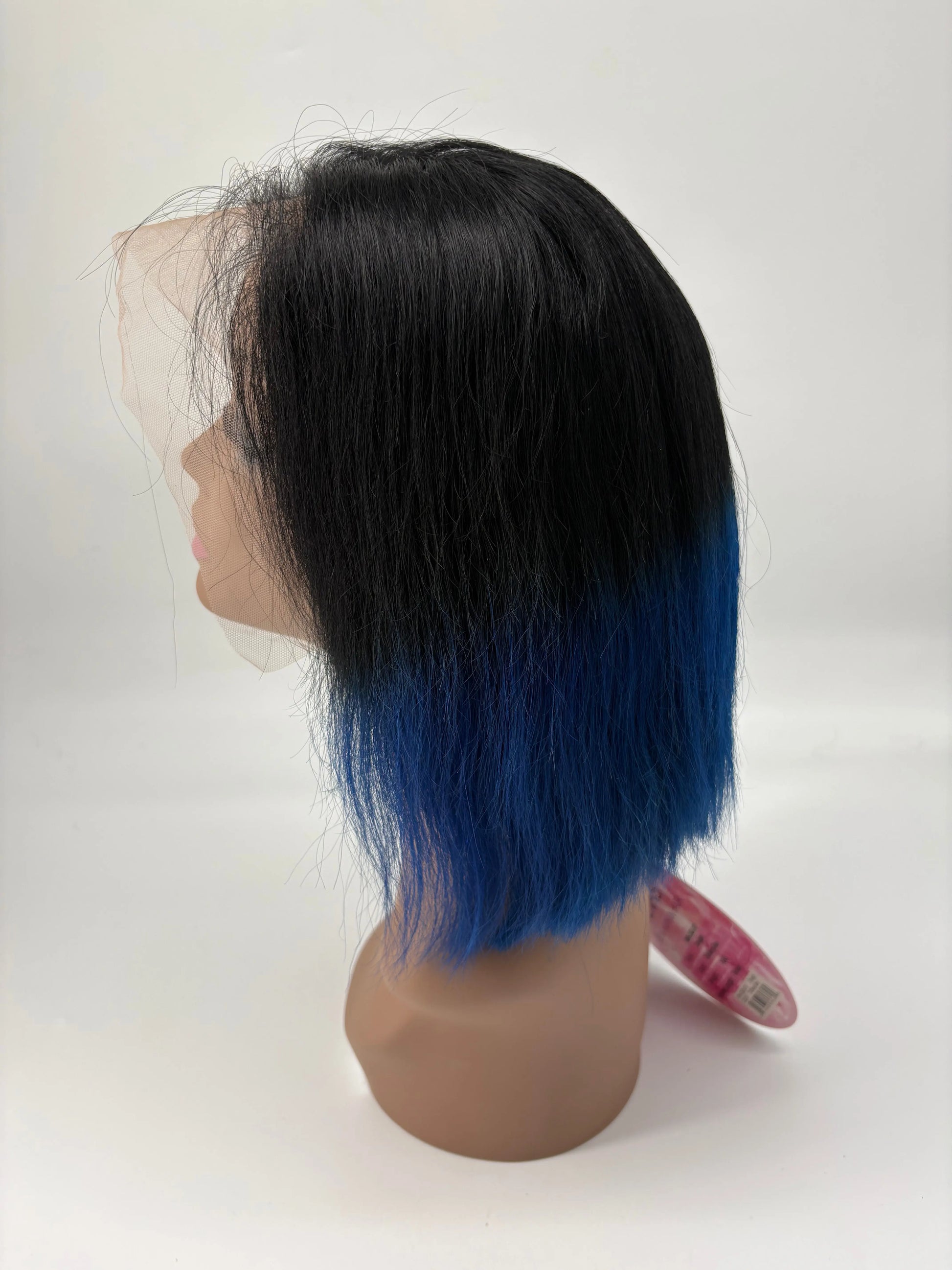 Ombre Lace Front Bob Wig – T1B/Navy Blue – 10” KIWI HAIR BEAUTY