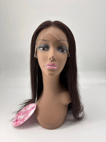 24" Straight 13×4 HD Lace Front Human Hair Wig KIWI HAIR BEAUTY