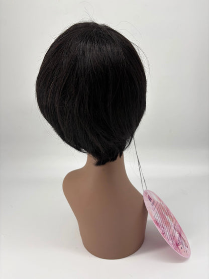 Easy-Go™ 8" Side-Swept Pixie Human Hair Wig – Wear & Go KIWI HAIR BEAUTY