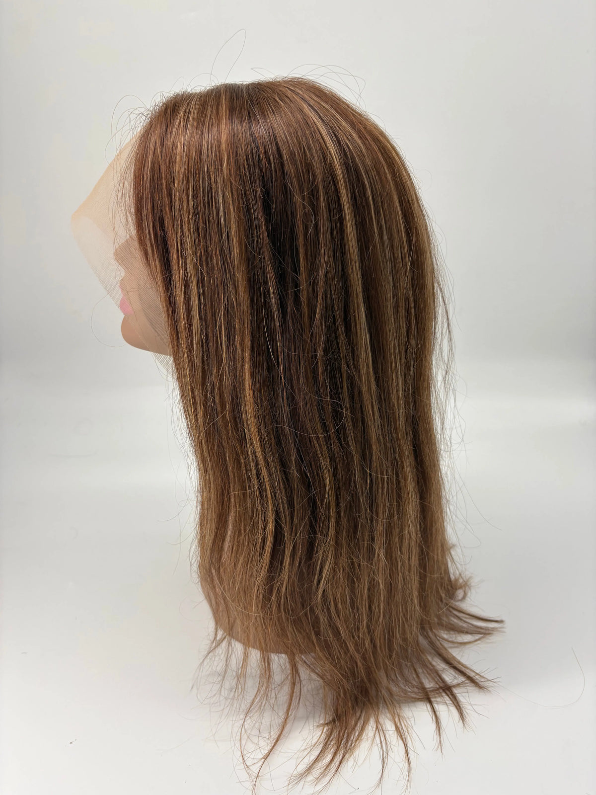 Pearly – 18" Straight Human Hair Wig – 4/27 KIWI HAIR BEAUTY
