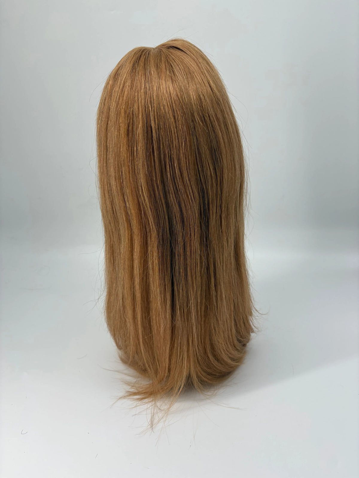 Pearly – 18" Straight Human Hair Wig – 27 KIWI HAIR BEAUTY