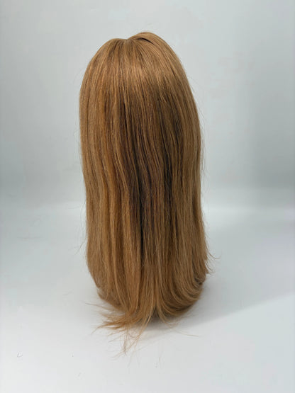 Pearly – 18" Straight Human Hair Wig – 27 KIWI HAIR BEAUTY