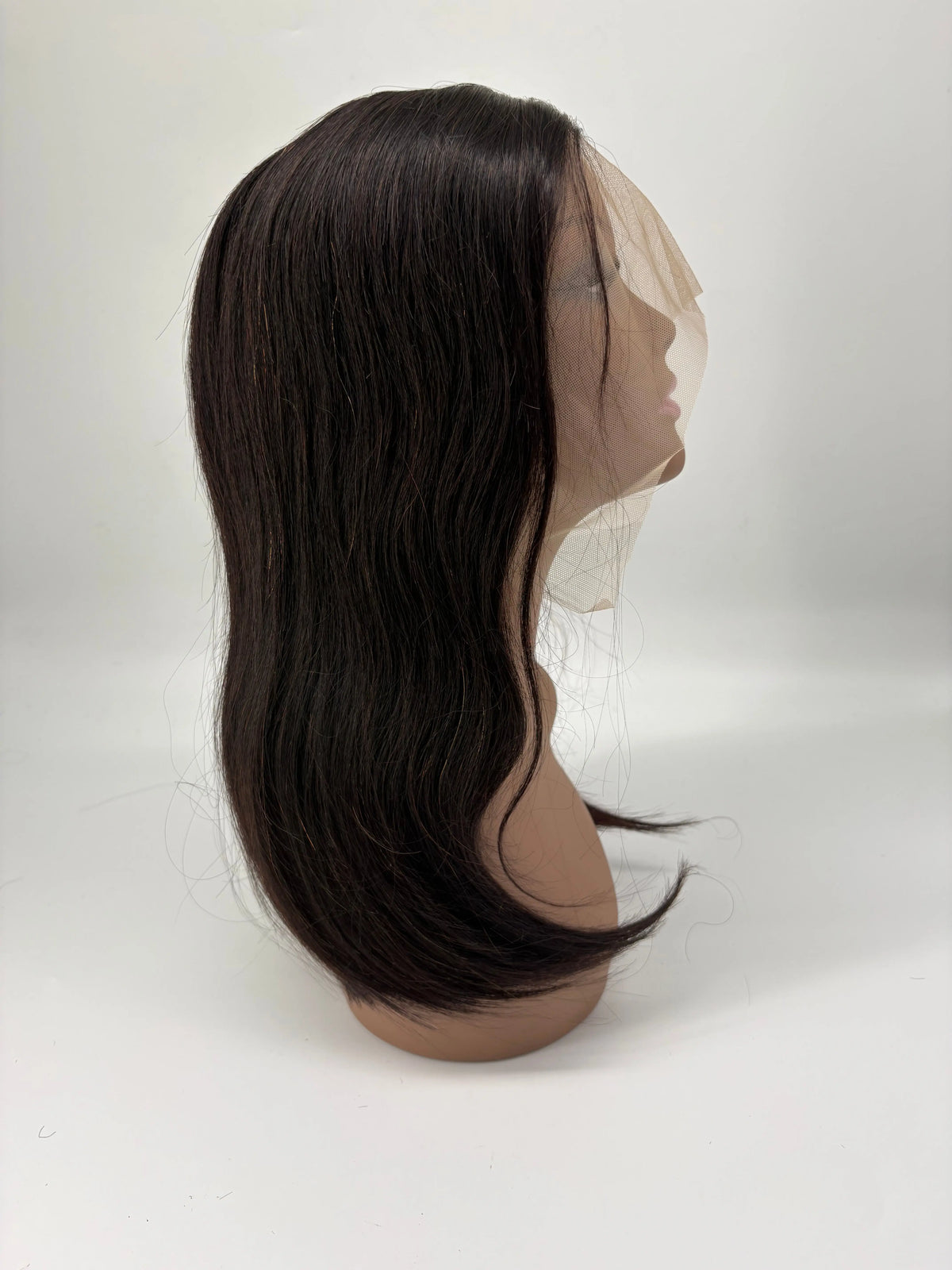 Pearly – 18" Straight Human Hair Wig – 1B KIWI HAIR BEAUTY