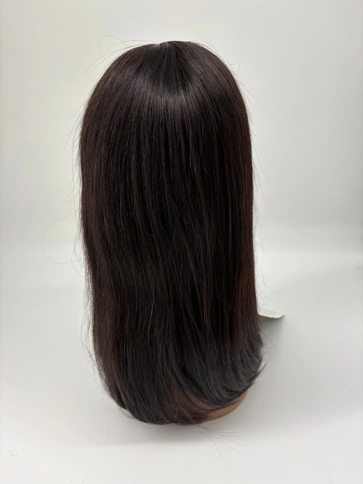 Pearly – 18" Straight Human Hair Wig – 1B KIWI HAIR BEAUTY