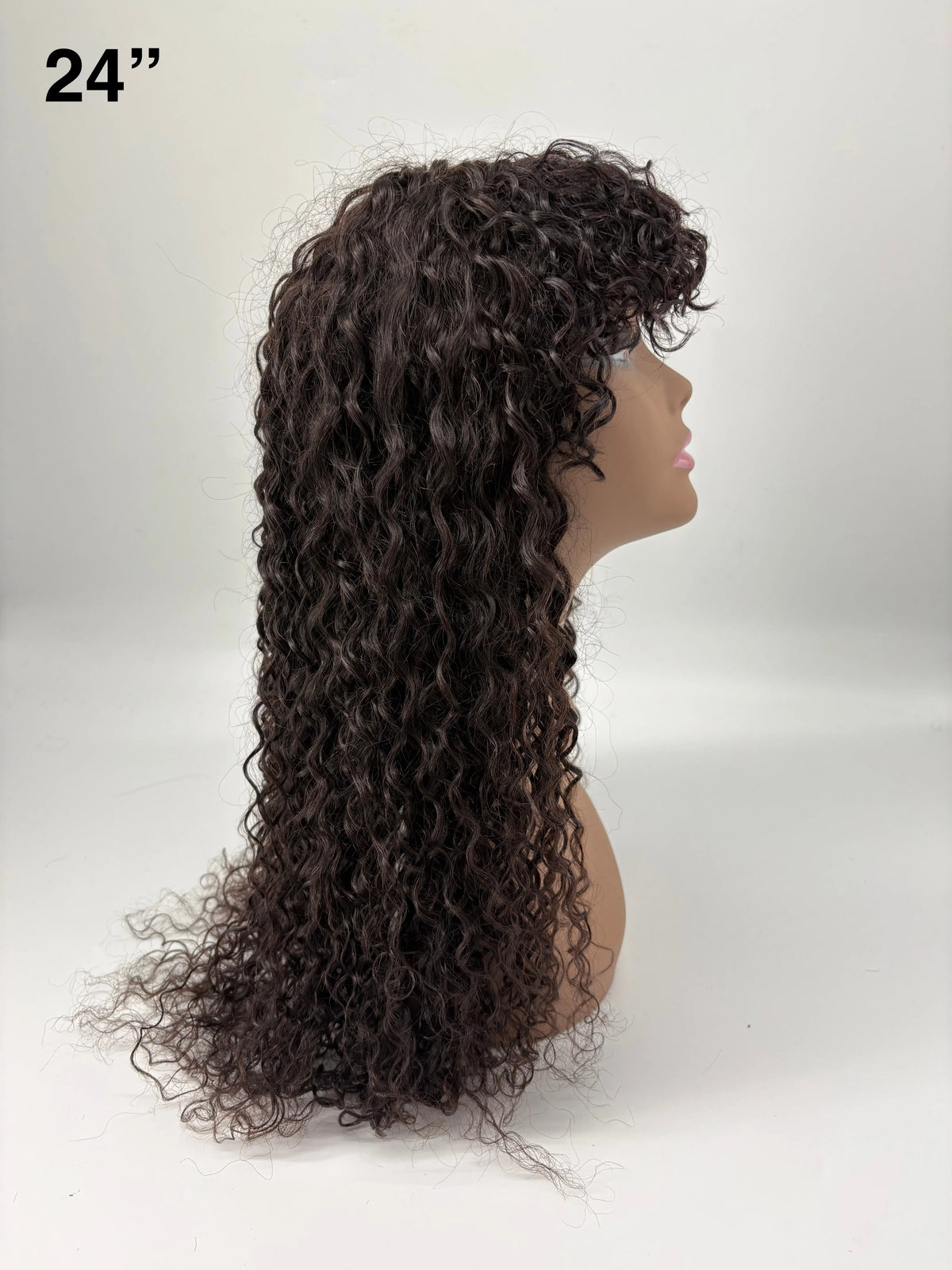 Easy-Go™ Short Curly Wig with Bangs – Wear & Go KIWI HAIR BEAUTY