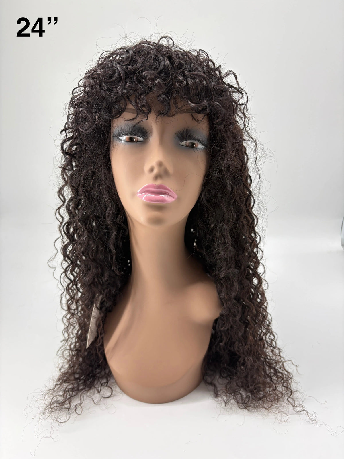 Easy-Go™ Short Curly Wig with Bangs – Wear & Go KIWI HAIR BEAUTY