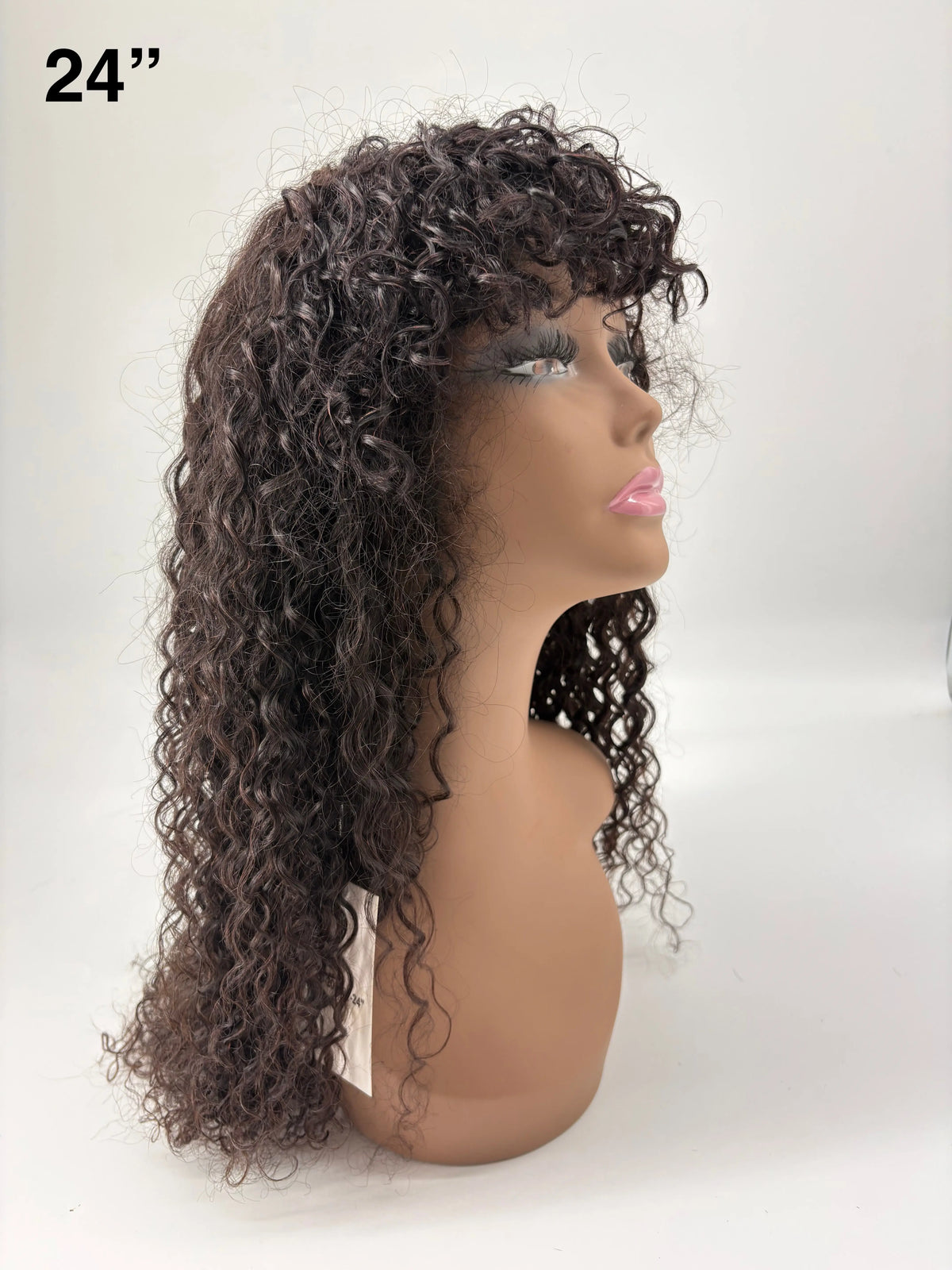 Easy-Go™ Short Curly Wig with Bangs – Wear & Go KIWI HAIR BEAUTY