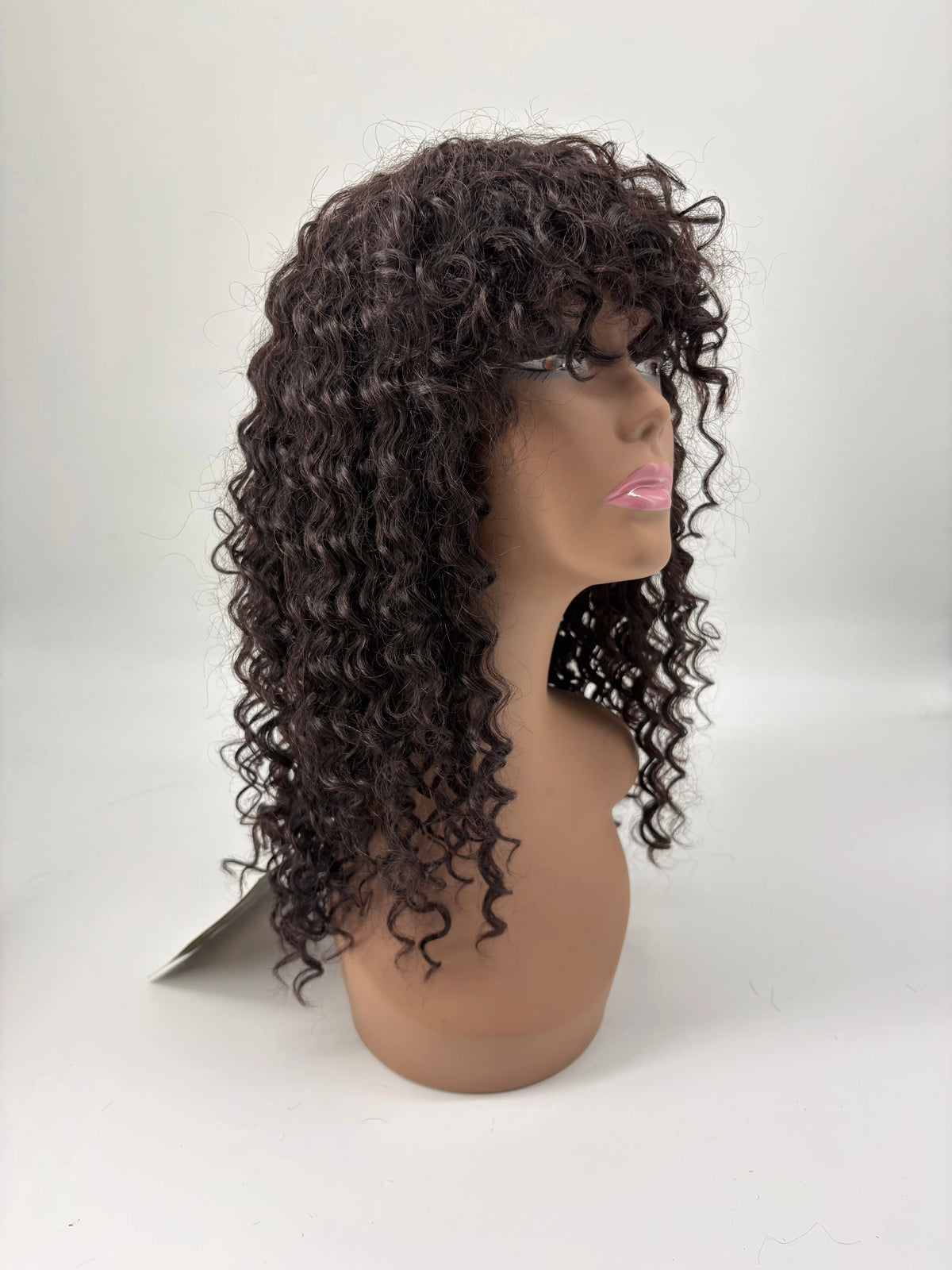Easy-Go™ Short Curly Wig with Bangs – Wear & Go KIWI HAIR BEAUTY