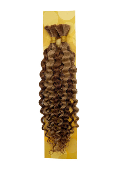 KIWI Water Wave Bulk Human Hair for Braiding – Natural Bohemian Curls