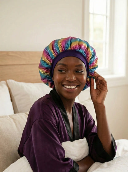 Premium Sleep Bonnet – Protect Your Hair Overnight KIWI HAIR BEAUTY