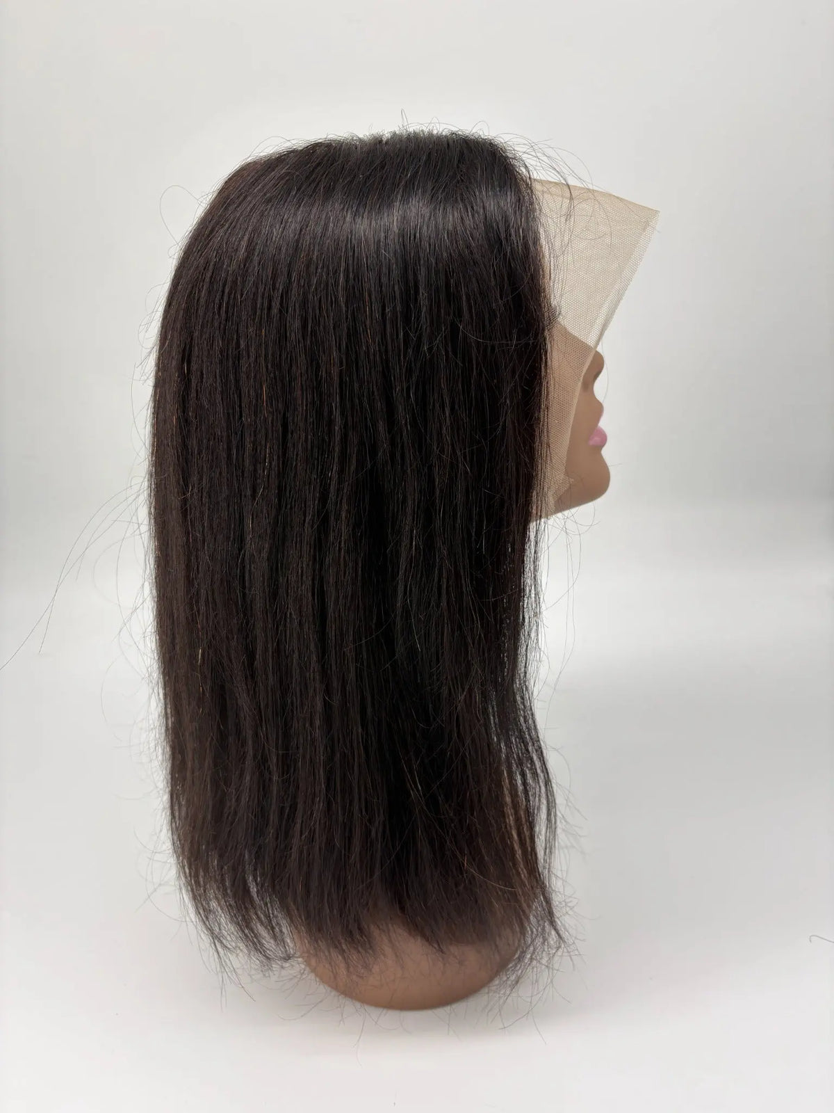 KIWI Angelina Straight 100% Human Hair Lace Front Wig – Natural Black KIWI Hair Beauty