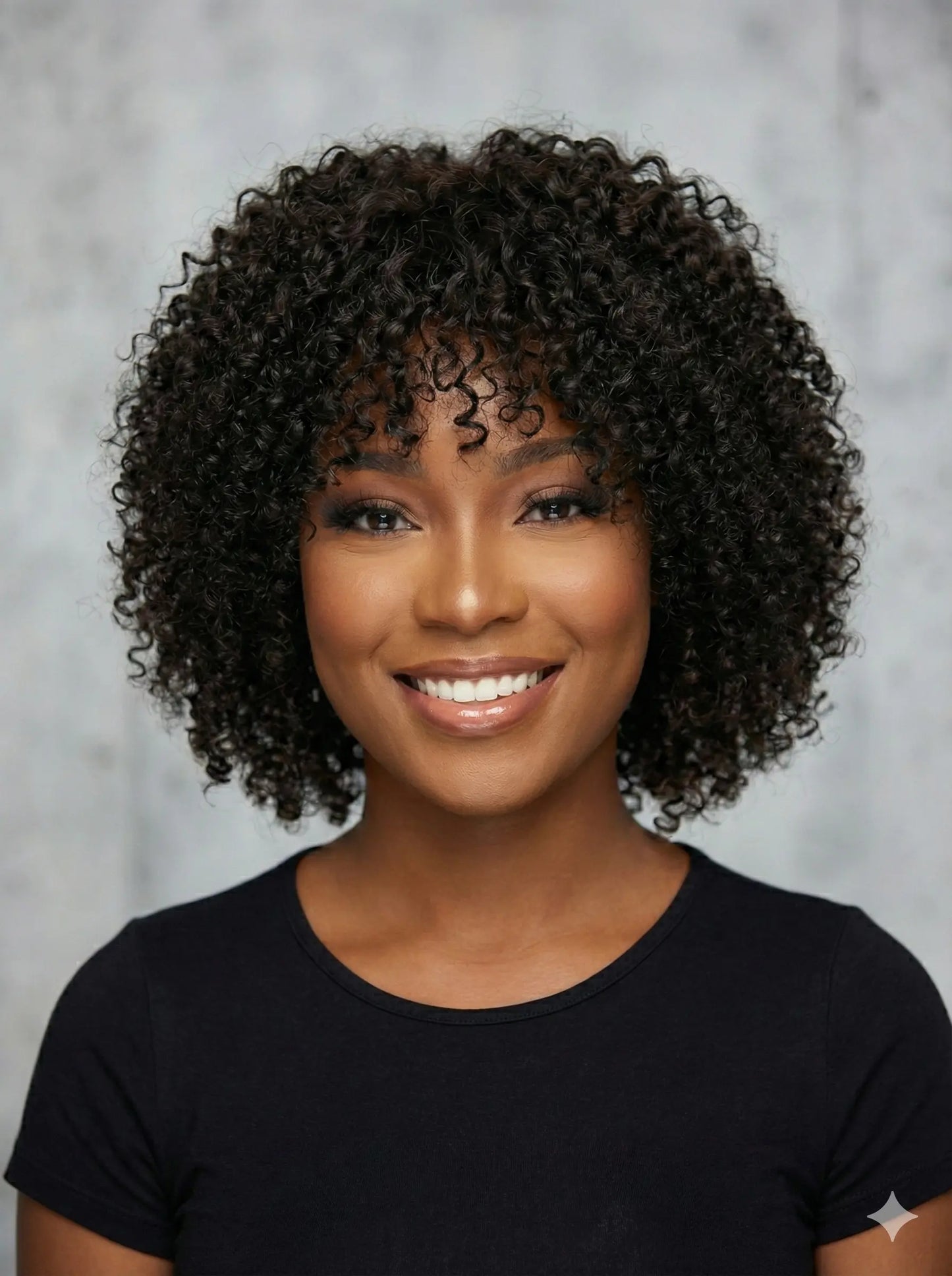 Easy-Go Short Jerry Curly Wig KIWI HAIR BEAUTY
