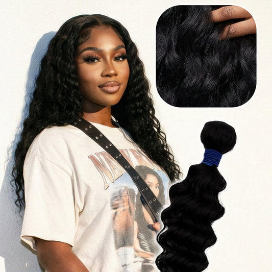 KIWI® SEASON BLUE BUNDLE – 100% Human Hair Deep Wave (10''–30'')