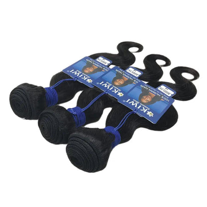 KIWI SEASON BLUE BUNDLE – 100% Human Hair Body Wave Bundle Sew-In Weaving (10’’–30’’) KIWI HAIR BEAUTY
