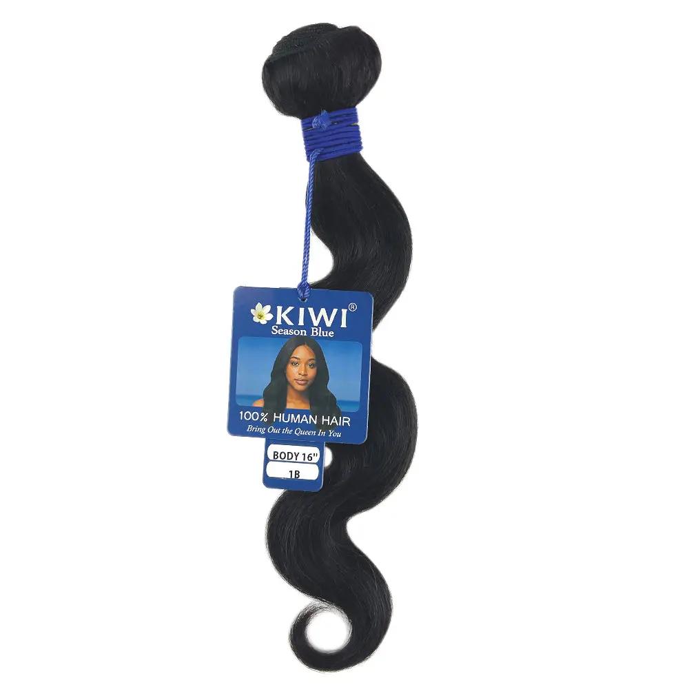KIWI SEASON BLUE BUNDLE – 100% Human Hair Body Wave Bundle Sew-In Weaving (10’’–30’’) KIWI HAIR BEAUTY