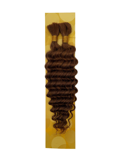 KIWI® Deep Wave Bulk Human Hair for Braiding – Natural Bohemian Curls