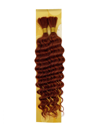 KIWI® Deep Wave Bulk Human Hair for Braiding – Natural Bohemian Curls