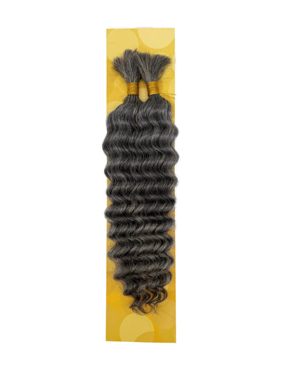 KIWI® Deep Wave Bulk Human Hair for Braiding – Natural Bohemian Curls