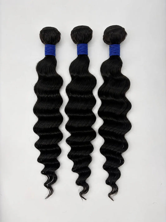 KIWI® Virgin Hair Deep Wave 3 Bundle Set | Season Blue KIWI HAIR BEAUTY