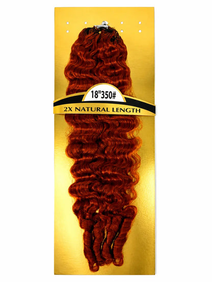 KIWI® Seamless Crochet™ – Feather Crochet Hair Extensions for Miracle Knots (Deep/Water Wave/Burmese) KIWI HAIR BEAUTY